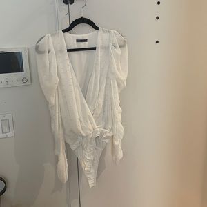 WHITE PEARL BODYSUIT